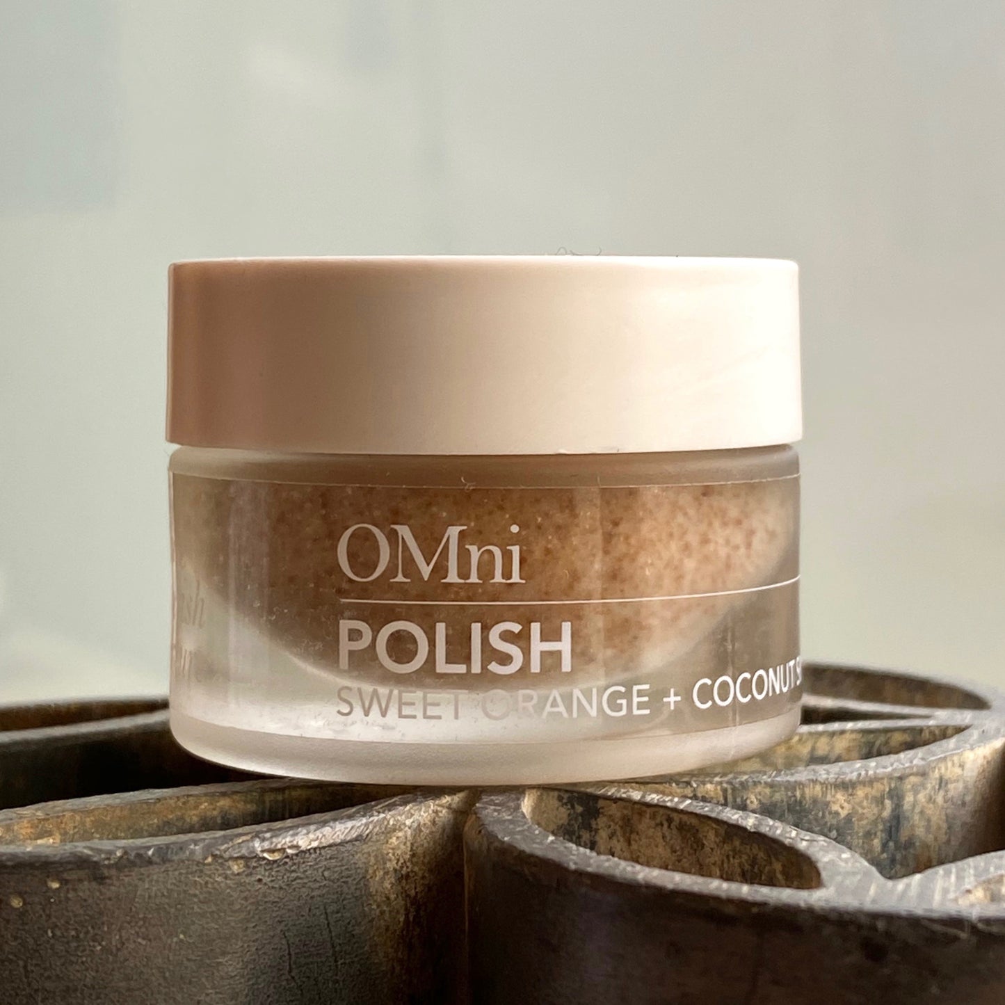 OMni Polish natural multi-use balm gently exfoliates dry lips and skin #2